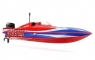 Радиоуправляемый катер ProBoat Lucas Oil 17" Power Boat Racer Deep-V RTR (красный)