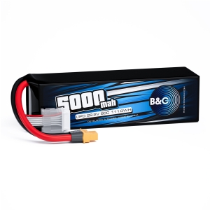 Аккумулятор B&C LiPo 5000 mAh 22.2V (6s), 90C, XT60, Soft case