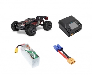 Радиоуправляемая модель монстра ARRMA KRATON EXB 1:8 4WD 6S Brushless RTR полный комплект (цвет черный)