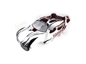 Бело-черный кузов для трагги Himoto E8XTL