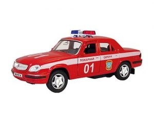 Машина Autotime "ГАЗ-31105 "ВОЛГА" пожарная охрана 1:43