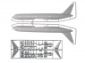 Сборная модель ZVEZDA Пассажирский авиалайнер Боинг 767-300, 1/144