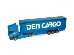 Машина Autotime "SCANIA"тягач с п/прицепом 1:48