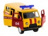 Машина "АВТОПАНОРАМА" инерц. УАЗ (аварийная) 1/50, в/к 12*7*5,5 см