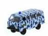 Машина "АВТОПАНОРАМА" инерц. УАЗ-452 (ОМОН) 1/50, в/к 12*7*5,5 см