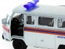 Машина "АВТОПАНОРАМА" инерц. УАЗ-452 (МЧС) 1/50, в/к 12*7*5,5 см