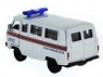 Машина "АВТОПАНОРАМА" инерц. УАЗ-452 (МЧС) 1/50, в/к 12*7*5,5 см