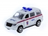 Машина "АВТОПАНОРАМА" инерц. УАЗ Патриот (МЧС) 1/50,  в/к 12*7*5,5 см