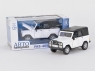 Машина "АВТОПАНОРАМА" УАЗ-469 1/24 в/к 22*12*11 см, белая, тент