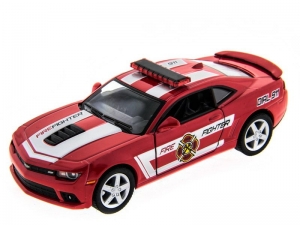 Машина Kinsmart 1:38 Chevrolet Camaro 2014 (Police/Fire) инерция (1/12шт.) б/к