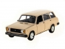 Машина "АВТОПАНОРАМА" ВАЗ 2104 бежевая,1/24, инерция, Pull Bаck механизм, в/к 10*12*22 cм