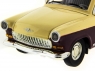 Машина "АВТОПАНОРАМА" ГАЗ-21 "Волга" 1/24 в/к  26*12*11см, желто-бордовая