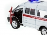 Машина "АВТОПАНОРАМА" инерц. "ГАЗель" (скорая) 1/50, в/к 14,5*8*5,5 см