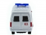 Машина "АВТОПАНОРАМА" инерц. "ГАЗель" (скорая) 1/50, в/к 14,5*8*5,5 см
