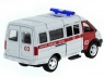 Машина "АВТОПАНОРАМА" инерц. "ГАЗель" (скорая) 1/50, в/к 14,5*8*5,5 см