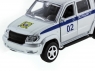 Машина "АВТОПАНОРАМА" инерц. УАЗ Патриот (полиция) 1/50, в/к 12*7*5,5 см