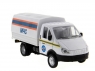 Машина "АВТОПАНОРАМА" "ГАЗель" (МЧС) 1/28, в/к 24*14*12 см