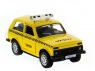 Машина "АВТОПАНОРАМА" инерц. ВАЗ 2121 1/50, в/к 12*7*5,5 см, желтая