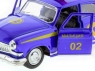 Машина "АВТОПАНОРАМА" инерц. ГАЗ-21 (милиция) 1/43, в/к 14*7*5,5 см