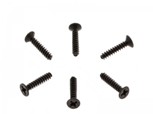 Винты с потайной головкой M3х15 под крестовую отвертку, 9шт.