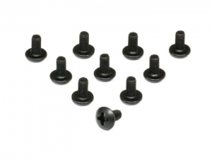 Винт с полукруглой головкой M3x8 под крестовую отвертку, 10шт.