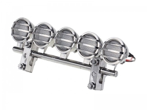 Передние светодиодные прожекторы на кузов для краулеров 1/10, серебристый