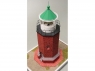 Сборная картонная модель Shipyard маяк Rotes Kliff Lighthouse (№60), 1/87