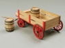 Сборная картонная модель Shipyard телега с бочками (№80), 1/72