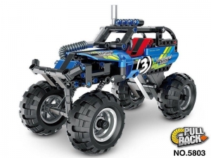 Конструктор Qihui Mechanical Master Монстр-трак Айрон Хорс совместим с QH5804, инерц. (193 детали)