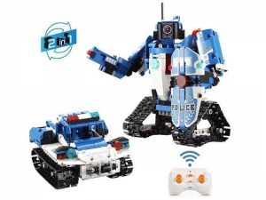 Радиоуправляемый конструктор CADA 2 в 1 полицейский робот-трансформер (556 деталей)