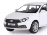 Машина "АВТОПАНОРАМА" LADA VESTA седан, 1/24,  белый, свет. звук. эффекты, в/к 24,5*12,5*10,5 см
