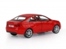 Машина "АВТОПАНОРАМА" LADA VESTA седан, 1/24,  красный, свет. звук. эффекты, в/к 24,5*12,5*10,5 см