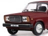 Машина "АВТОПАНОРАМА" ВАЗ 2107, 1/24, бордовый, инерция, в/к  24,5*12,5*10,5 см