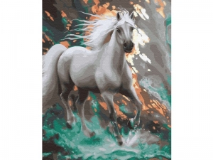 Картина по номерам 40х50 Стремительный (28 цветов)