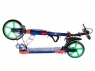 Самокат двухколесный Quicker (сине-зеленый)