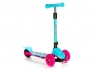 Самокат трехколесный Zumba  (розово-голубой)
