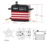 Сервопривод цифровой KST SV905-12 HV бесколлекторный, с металлическим редуктором, 17кг/см., 0.04 сек. (хвостовой для вертолетов 550-700 класса)