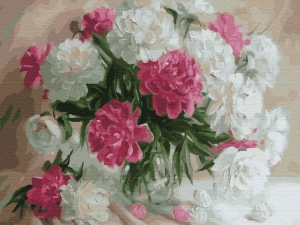 Картина по номерам на дереве 40х50 ЖЕМЧУЖНАЯ РОССЫПЬ (28 цветов)