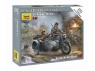 Сборные солдатики ZVEZDA Немецкий мотоцикл R-12, 1/72