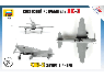 Сборная модель ZVEZDA Советский истребитель Як-3 (сборка без клея), 1/72