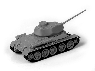 Сборная модель ZVEZDA Советский средний танк Т-34/85 (сборка без клея), 1/72
