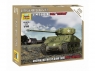 Сборная модель ZVEZDA Американский средний танк "Шерман" М4А2, 1/100