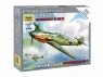 Сборная модель ZVEZDA Немецкий истребитель Мессершмитт BF-109F2, 1/144