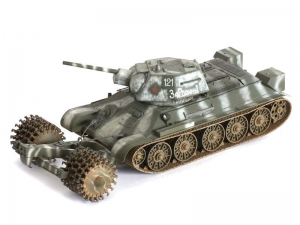 Сборная модель ZVEZDA Советский средний танк с минным тралом Т-34/76, 1/35