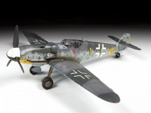 Сборная модель ZVEZDA Немецкий истребитель Мессершмитт BF-109G6, 1/48