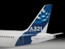 Сборная модель ZVEZDA Пассажирский авиалайнер Аэробус А-321, 1/144