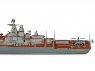 Сборная модель ZVEZDA Российский атомный ракетный крейсер “Петр Великий”, 1/700