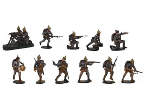 Сборные солдатики ZVEZDA Hемецкая пехота Первой мировой войны 1914-18гг, 1/72