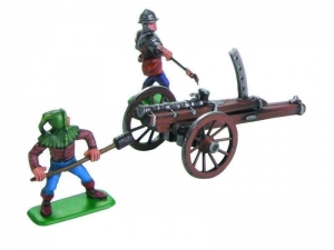 Сборные солдатики ZVEZDA Средневековая полевая пороховая артиллерия, 1/72