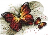 Алмазная мозаика 15х20 УТРЕННИЕ БАБОЧКИ (15 цветов)